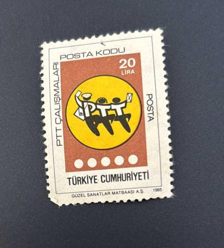 Türk Pulu - Turkish Stamp -  Postadan Geçmiş Pul Filateli - PTT ÇALIŞMALARI TEMALI PUL, 20 LİRA  - Türkiye Cumhuriyeti - NOSTALJİK DOĞUM GÜNÜ HEDİYESİ