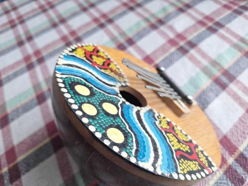 Kalimba - Müzik aileti - Hindistan Cevizinden El Yapımı -