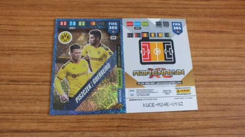 2020 Panini FIFA 365 Łukasz Piszczek / Raphaël Guerreiro Dynamic Duo Kart No:376