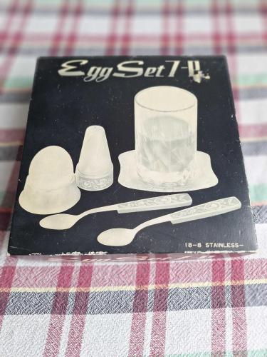 1970 ler Çelik Yumurtalık Seti - 2 kişilik - Sıfır Kutulu ürün