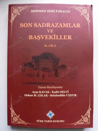 Son Sadrazamlar ve Başvekiller 2. Cilt