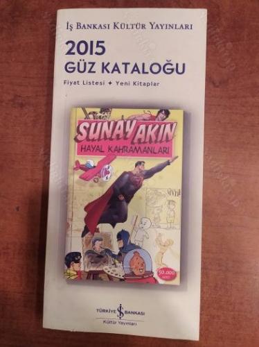 İŞ BANKASI KÜLTÜR YAYINLARI - 2015 GÜZ KATALOĞU