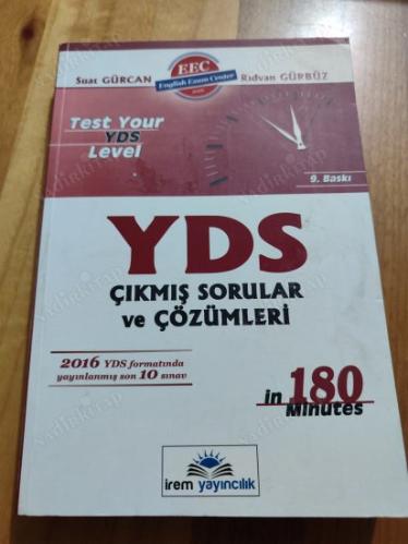 YDS Çıkmış Sorular ve Çözümleri (2016 YDS Formatında Son 10 Sınav) Çözülmemiş Temiz