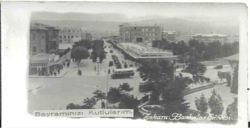 Ankara Bankalar Caddesi Fotokart (8 X 4.5cm)