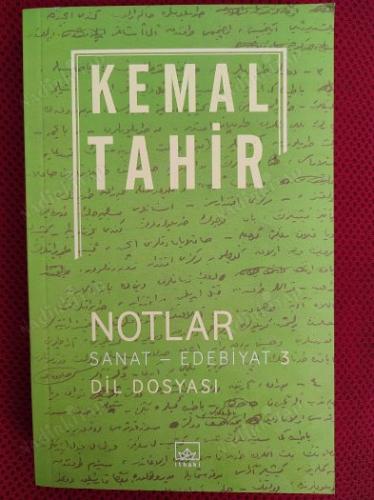 Notlar / Sanat - Edebiyat 3 / Dil Dosyası (1. Baskı)