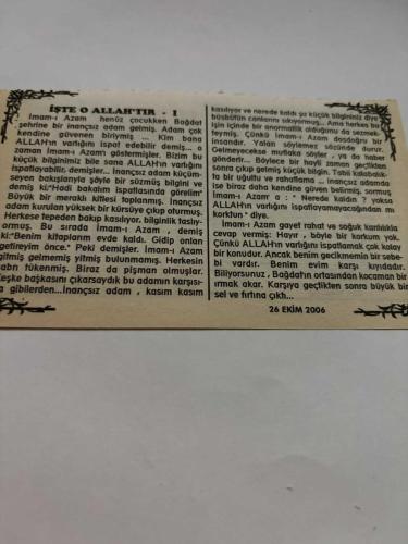 26 Ekim 2006-Orijinal Takvim Yaprağı-Doğum Günü-Söz,Nişan,Nikâh,Düğün ve Önemli Günler Hediyesi-Bizim Anadolu Takvimleri-Ayet,Hadis (Rum Suresi,19)-Trabzon'un fethi(1461)- Cemal Gürsel 4. Cumhurbaşkanı(1961)-Reşid,Sümeyye-İşte o Allah'tır(1)