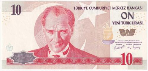 8.Emisyon, A06 Serisi 10 YTL, Çil
