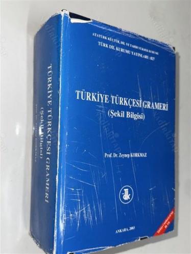 TÜRKİYE TÜRKÇESİ GRAMERİ - ŞEKİL BİLGİSİ