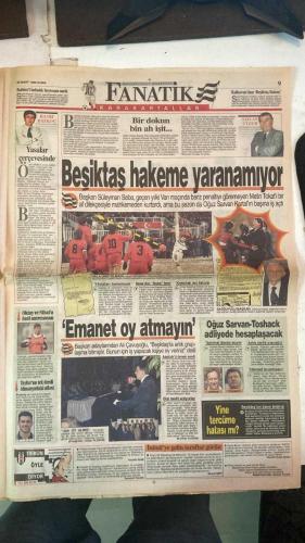 FANATİK SPOR GAZETESİ - TURKISH NEWSPAPER - DOĞUM GÜNÜ HEDİYESİ  - EKSİKSİZ TAM TAKIM GAZETE - 20 MART 1998 - SAYI:852 - AZİZ YILDIRIM - OTO BARİÇ - AMOKACHI - İHSAN KALKAVAN - ATİF KEÇECİ - HİLMİ OK - MEHMET ALİ YILMAZ - PETAR NAUMOSKİ - HAGİ - FILIPESCU - POPESCU - LUTU - EMRE - HAKAN ŞÜKÜR - EROL DEMİRKOL - AYKUT AKICI - CENGİZ DİNÇ - MUSTAFA TANGİ - GÜRSOY - DÜRÜST - CANSUN - ERGÜN - BURAK ELMAS - BU VATAN HEPİMİZİN - GERÇEK SPOR GAZETESİ - FANATİK - BARİÇ BIÇAK SIRTINDA - BAŞKAN’DAN GİZLİ TEHDİT - UEFA’DAN LALE ORTA’YA GÖREV - A MİLLİ TAKIM 1 SIRA GERİLEDİ - ASLAN’IN 4 PENÇESİ EKSİK - BURUK SEVİNÇ - BARİÇ’TEN YÖNETİME ÇAĞRI - AMAN GÖLGE DÜŞMESİN - TOSHACK’TAN SUÇLAMA - LUTU’DAN KURTULMA PLANI - DENİZCİ EMRETTİ: ÇANAKKALE GEÇİLECEK - HAKEMLERE SALDIRMAYIN - FENER ŞAMPİYON OLACAK - PETAR NAUMOSKİ’NİN KEMİĞİ KIRILDI - KEŞKE LAMA’YI TRANSFER ETSEYDİK - TÜRKİYE GÖZALTINDA - RUMENLER’E ÖZEL İDMAN - EMRE EL ÜSTÜNDE - HAKAN ŞÜKÜR’ÜN EKSİĞİ DÖRT GOL - PARAYI ALAMAYINCA LUTU’YU İSTEDİLER -