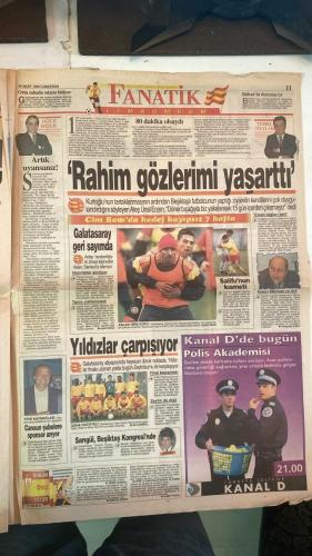 FANATİK SPOR GAZETESİ - TURKISH NEWSPAPER - DOĞUM GÜNÜ HEDİYESİ  - EKSİKSİZ TAM TAKIM GAZETE - 28 MART 1998 - SAYI:860 - ORHAN - OKOCHA - DOBROWSKI - MOSHOEU - FARUK - TARIK - RÜŞTÜ - UCHE - HÖGH - EROL - KEMALETTİN - MUSTAFA - TAYFUN - SAFFET SANCAKLI - BOLİÇ - MURAT ILGAZ - OĞUZ SARVAN - AKİF UĞURDUR - BİROL BUDAN - MEHMET Y. YILMAZ - NECATİ BİLGİÇ - ABDULLAH ÇEVRİM - ENGIN VEREL - VEFA KÜÇÜK - YAŞAR SAYGI - VEDAT DANACI - BU VATAN HEPİMİZİN - GERÇEK SPOR GAZETESİ - FANATİK - FENER ‘DOBROWSKI’ OLDU - FENER’DEN HARAKİRİ - BARİÇ’İN MARİFETİ - ÇARKLAR ÇALIŞMADI - BENİ KANDIRDINIZ - ŞAMPİYON YİNE FENER - KANARYA’NIN KÖRFEZ KRİZİ - MOSHOEU’YE ALKIŞ FARUK’A KÜFÜR - GENÇLERDE ÖZKAN HAT-TRICK YAPTI - 2-1 KOCAELİSPOR FENERBAHÇE