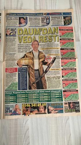 FOTOSPOR SPOR GAZETESİ - TURKISH NEWSPAPER - DOĞUM GÜNÜ HEDİYESİ  - EKSİKSİZ TAM TAKIM GAZETE -6 HAZİRAN 2006 SALI  BEŞİKTAŞ - FENERBAHÇE - GALATASARAY - TRABZONSPOR - JUVENTUS - VALENCIA - FULHAM - CHELSEA - SCHALKE - PARMA - LAZIO - MANCHESTER UNITED - ASTON VILLA  FIGO - TREZEGUET - IBRAHIMOVIC - ADRIAN MUTU - ZALAYETA - CELALETTİN BİLGİÇ - TOMAS - AYALA - LAZARONI - FATİH TEKKE - GÖKDENİZ KARADENİZ - SEMİH ŞENTÜRK - SELÇUK ŞAHİN - SERVET ÇETİN - TÜMER METİN - UĞUR BORAL - MEHMET ALİ AYDINLAR - HAMİT ALTINTOP - MEHMET TOPUZ - ROBERTO CARLOS - HERNAN CRESPO - ORTEGA - REYHAN AYDIN - GÜNTAY IRMAK - GÖKHAN GÜÇKAYA - MUTUHAN SUNER - DENİZLİ - ŞENOL GÜNEŞ - ERSUN YANAL - ŞÜKRÜ KAYA - YAKUP SEVİNDİK  BUGÜN BEŞİKTAŞ’TA FIGO SESLERİ - JUVENTUS DÜŞERSE FENER’E GELİRİZ: TREZEGUET, IBRAHIMOVIC, MUTU, ZALAYETA - TOMAS GİDİCİ, AYALA GELİCİ - GALATASARAY’DA SON DAKİKA ŞOKU: TOMAS FULHAM’A EVET DEDİ - VALENCIA’NIN YILDIZI AYALA LİSTEDE - TRABZON’DA LAZARONI UYARISI: FATİH VE GÖKDENİZ SATILABİLİR -