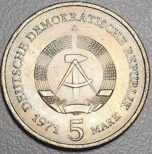 1971 - DDR - 5 Mark  (ÇİL)