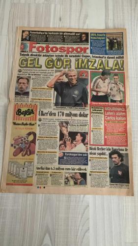 FOTOSPOR SPOR GAZETESİ - TURKISH NEWSPAPER - DOĞUM GÜNÜ HEDİYESİ  - EKSİKSİZ TAM TAKIM GAZETE - 17 HAZİRAN 2006 CUMARTESİ  GALATASARAY - FENERBAHÇE - BEŞİKTAŞ - TRABZONSPOR - BARCELONA - CHELSEA - SEVILLA - REAL MADRİD - VILLARREAL - VALENCIA - BASEL - BURSA - JUVENTUS - BAYERN MÜNİH - BENFICA - ÜLKERSPOR - BREZİLYA MİLLİ TAKIMI - ARJANTİN MİLLİ TAKIMI - İNGİLTERE MİLLİ TAKIMI - İSPANYA MİLLİ TAKIMI - UKRAYNA MİLLİ TAKIMI - SUUDİ ARABİSTAN MİLLİ TAKIMI - TUNUS MİLLİ TAKIMI - HOLLANDA MİLLİ TAKIMI - FİLDİŞİ SAHİLİ MİLLİ TAKIMI - MEKSİKA MİLLİ TAKIMI - ANGOLA MİLLİ TAKIMI  JAVIER SAVIOLA - DIDIER DROGBA - ADNAN POLAT - HECTOR CUPER - HERNAN CRESPO - JUAN PABLO SORIN - ROBERTO CARLOS - YILDIRAY BAŞTÜRK - EMERSON - SOL CAMPBELL - DANIEL PANCU - BURAK YILMAZ - KIVANÇ OKTAY - RICARDINHO - STANKOVIC - GÖKDENİZ KARADENİZ - FATİH TEKKE - AZİZ YILDIRIM - CAPELLO - SCOLARI - PARREIRA - ZACCHERONI - MANCHINI - ANCELOTTI - MUTLUHAN SUNER - REYHAN AYDIN - AHMET KONANC - ALİ ŞEN - MURAT ÜLKER - İBRAH