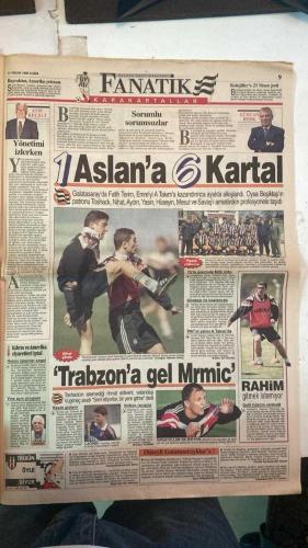 FANATİK SPOR GAZETESİ - TURKISH NEWSPAPER - DOĞUM GÜNÜ HEDİYESİ  - EKSİKSİZ TAM TAKIM GAZETE - 17 NİSAN 1998 - SAYI:880 - FARUK SÜREN - AZİZ YILDIRIM - HAKAN ŞÜKÜR - HAGİ - B. HAKAN - OSMAN - OKAN - ARİF - FILIPESCU - SUAT - BÜLENT - SAVAŞ - TAMER GÜNEY - AHMET CEYHAN - DUYGU YARSUVAT - ALİ ORALOĞLU - ENGİN KAPTANOĞLU - CEVDET DAYIOĞLU - FATOŞ DAĞ - ÖMER IŞIL - EROL DEMİRKOL - MEHMET Y. YILMAZ - ZEYNEP OKTEM - HAMZA YERLİKAYA - MİKAİL YERLİKAYA - MEHMET ALİ YILMAZ - UCHE - OKOCHA - HÖGH - MOSHOEU - MUSTAFA - K. SAFFET - TAYFUN - BU VATAN HEPİMİZİN - GERÇEK SPOR GAZETESİ - FANATİK - GURURLUYUZ - BÜYÜK ÖDÜLÜ ALDIK - SÜREN GALATASARAY CAMİASINA YAKIŞMIYOR - BU ÖDÜL HEPİMİZİN - FENERBAHÇE’DE 7 TEHLİKE - HAMİ SEZONU KAPATTI - CİM BOM’DA FLORYA ŞOV - TOSHACK YİNE KAÇAMAK YAPTI - FİLIPESCU SIYIRDI - PAF’LAR KAZANDI BÜYÜKLER SEVİNDİ - DOSYANIN SEVKİ GECİKTİ - BİR KIRIK BİR DUYUM - KASETLE BELİRLEYECEKLER - DİVAN’I YARSUVAT KAZANDI - YÖNETİCİLERDEN BAŞKAN’A GARANTİ - YILDIRIM YORUM YAPMIYOR - U