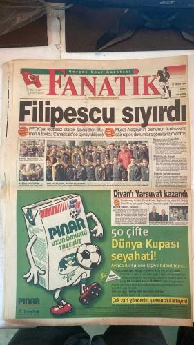 FANATİK SPOR GAZETESİ - TURKISH NEWSPAPER - DOĞUM GÜNÜ HEDİYESİ  - EKSİKSİZ TAM TAKIM GAZETE - 17 NİSAN 1998 - SAYI:880 - FARUK SÜREN - AZİZ YILDIRIM - HAKAN ŞÜKÜR - HAGİ - B. HAKAN - OSMAN - OKAN - ARİF - FILIPESCU - SUAT - BÜLENT - SAVAŞ - TAMER GÜNEY - AHMET CEYHAN - DUYGU YARSUVAT - ALİ ORALOĞLU - ENGİN KAPTANOĞLU - CEVDET DAYIOĞLU - FATOŞ DAĞ - ÖMER IŞIL - EROL DEMİRKOL - MEHMET Y. YILMAZ - ZEYNEP OKTEM - HAMZA YERLİKAYA - MİKAİL YERLİKAYA - MEHMET ALİ YILMAZ - UCHE - OKOCHA - HÖGH - MOSHOEU - MUSTAFA - K. SAFFET - TAYFUN - BU VATAN HEPİMİZİN - GERÇEK SPOR GAZETESİ - FANATİK - GURURLUYUZ - BÜYÜK ÖDÜLÜ ALDIK - SÜREN GALATASARAY CAMİASINA YAKIŞMIYOR - BU ÖDÜL HEPİMİZİN - FENERBAHÇE’DE 7 TEHLİKE - HAMİ SEZONU KAPATTI - CİM BOM’DA FLORYA ŞOV - TOSHACK YİNE KAÇAMAK YAPTI - FİLIPESCU SIYIRDI - PAF’LAR KAZANDI BÜYÜKLER SEVİNDİ - DOSYANIN SEVKİ GECİKTİ - BİR KIRIK BİR DUYUM - KASETLE BELİRLEYECEKLER - DİVAN’I YARSUVAT KAZANDI - YÖNETİCİLERDEN BAŞKAN’A GARANTİ - YILDIRIM YORUM YAPMIYOR - U