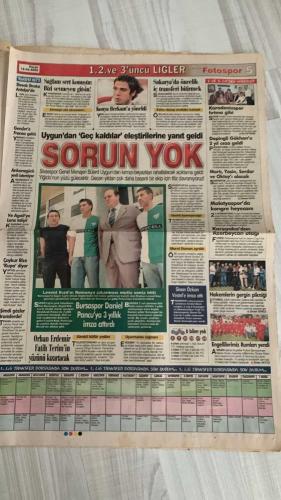 FOTOSPOR SPOR GAZETESİ - TURKISH NEWSPAPER - DOĞUM GÜNÜ HEDİYESİ  - EKSİKSİZ TAM TAKIM GAZETE -  18 HAZİRAN 2006 PAZAR  FENERBAHÇE - GALATASARAY - BEŞİKTAŞ - TRABZONSPOR - REAL MADRİD - CHELSEA - JUVENTUS - SEVILLA - BARCELONA - VILLARREAL - INTER - VALENCIA - BASEL - GÖCEK - PORTUGAL MİLLİ TAKIMI - ARJANTİN MİLLİ TAKIMI - BREZİLYA MİLLİ TAKIMI - ABD MİLLİ TAKIMI - ÇEK CUMHURİYETİ MİLLİ TAKIMI - GANA MİLLİ TAKIMI - İTALYA MİLLİ TAKIMI - FİLDİŞİ SAHİLİ MİLLİ TAKIMI  THOMAS GRAVESEN - HERNAN CRESPO - CRIS - DIDIER DROGBA - AZİZ YILDIRIM - SOL CAMPBELL - FATİH TEKKE - ANELKA - JUAN PABLO SORIN - CELALETTİN BİLGİÇ - NURİ ALBAYRAK - HASİM SAYITOĞLU - RECEP TAYYİP ERDOĞAN - FERİT ŞAHENK - ALİ KOÇ - SCOLARI - HECTOR CUPER - MUTLUHAN SUNER - HASAN ERCAZIP - VEDAT OLCAY - ADRIAN MUTU - CANER - REYHAN AYDIN - ALİMCAN BEKİN  REAL MADRİD GRAVESEN’E “KULÜP BUL” DEDİ - CRESPO İÇİN CHELSEA’DEN KİRALIK MÜJDESİ - FENERBAHÇE SALI GÜNÜ İMZA BEKLİYOR - DROGBA TATİL İÇİN GÖCEK’E GELİYOR, BEŞİKTAŞ TAKİPTE -