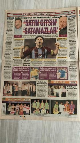FOTOSPOR SPOR GAZETESİ - TURKISH NEWSPAPER - DOĞUM GÜNÜ HEDİYESİ  - EKSİKSİZ TAM TAKIM GAZETE -  18 HAZİRAN 2006 PAZAR  FENERBAHÇE - GALATASARAY - BEŞİKTAŞ - TRABZONSPOR - REAL MADRİD - CHELSEA - JUVENTUS - SEVILLA - BARCELONA - VILLARREAL - INTER - VALENCIA - BASEL - GÖCEK - PORTUGAL MİLLİ TAKIMI - ARJANTİN MİLLİ TAKIMI - BREZİLYA MİLLİ TAKIMI - ABD MİLLİ TAKIMI - ÇEK CUMHURİYETİ MİLLİ TAKIMI - GANA MİLLİ TAKIMI - İTALYA MİLLİ TAKIMI - FİLDİŞİ SAHİLİ MİLLİ TAKIMI  THOMAS GRAVESEN - HERNAN CRESPO - CRIS - DIDIER DROGBA - AZİZ YILDIRIM - SOL CAMPBELL - FATİH TEKKE - ANELKA - JUAN PABLO SORIN - CELALETTİN BİLGİÇ - NURİ ALBAYRAK - HASİM SAYITOĞLU - RECEP TAYYİP ERDOĞAN - FERİT ŞAHENK - ALİ KOÇ - SCOLARI - HECTOR CUPER - MUTLUHAN SUNER - HASAN ERCAZIP - VEDAT OLCAY - ADRIAN MUTU - CANER - REYHAN AYDIN - ALİMCAN BEKİN  REAL MADRİD GRAVESEN’E “KULÜP BUL” DEDİ - CRESPO İÇİN CHELSEA’DEN KİRALIK MÜJDESİ - FENERBAHÇE SALI GÜNÜ İMZA BEKLİYOR - DROGBA TATİL İÇİN GÖCEK’E GELİYOR, BEŞİKTAŞ TAKİPTE -