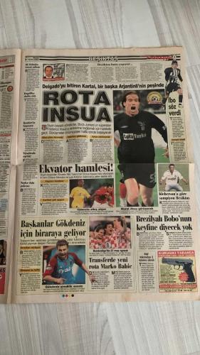 FOTOSPOR SPOR GAZETESİ - TURKISH NEWSPAPER - DOĞUM GÜNÜ HEDİYESİ  - EKSİKSİZ TAM TAKIM GAZETE -  18 HAZİRAN 2006 PAZAR  FENERBAHÇE - GALATASARAY - BEŞİKTAŞ - TRABZONSPOR - REAL MADRİD - CHELSEA - JUVENTUS - SEVILLA - BARCELONA - VILLARREAL - INTER - VALENCIA - BASEL - GÖCEK - PORTUGAL MİLLİ TAKIMI - ARJANTİN MİLLİ TAKIMI - BREZİLYA MİLLİ TAKIMI - ABD MİLLİ TAKIMI - ÇEK CUMHURİYETİ MİLLİ TAKIMI - GANA MİLLİ TAKIMI - İTALYA MİLLİ TAKIMI - FİLDİŞİ SAHİLİ MİLLİ TAKIMI  THOMAS GRAVESEN - HERNAN CRESPO - CRIS - DIDIER DROGBA - AZİZ YILDIRIM - SOL CAMPBELL - FATİH TEKKE - ANELKA - JUAN PABLO SORIN - CELALETTİN BİLGİÇ - NURİ ALBAYRAK - HASİM SAYITOĞLU - RECEP TAYYİP ERDOĞAN - FERİT ŞAHENK - ALİ KOÇ - SCOLARI - HECTOR CUPER - MUTLUHAN SUNER - HASAN ERCAZIP - VEDAT OLCAY - ADRIAN MUTU - CANER - REYHAN AYDIN - ALİMCAN BEKİN  REAL MADRİD GRAVESEN’E “KULÜP BUL” DEDİ - CRESPO İÇİN CHELSEA’DEN KİRALIK MÜJDESİ - FENERBAHÇE SALI GÜNÜ İMZA BEKLİYOR - DROGBA TATİL İÇİN GÖCEK’E GELİYOR, BEŞİKTAŞ TAKİPTE -