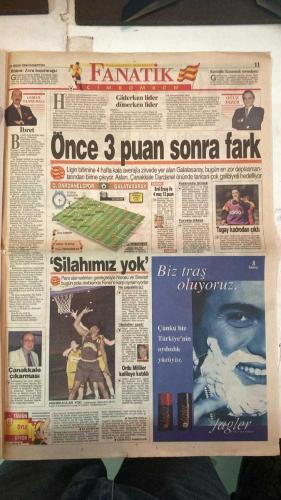 FANATİK SPOR GAZETESİ - TURKISH NEWSPAPER - DOĞUM GÜNÜ HEDİYESİ  - EKSİKSİZ TAM TAKIM GAZETE - 18 NİSAN 1998 - SAYI:881 - ŞENES ERZİK - JOHANSSON - FARUK SÜREN - AZİZ YILDIRIM - JOHN TOSHACK - HAGİ - B. HAKAN - HAKAN ŞÜKÜR - OSMAN - OKAN - ARİF - FILIPESCU - SUAT - BÜLENT - OKTAY - ORHAN YILDIRIM - MEHMET GENÇ - RÜŞTÜ - MEHMET CANSUN - UCHE - OKOCHA - HÖGH - MOSHOEU - MUSTAFA - K. SAFFET - TAYFUN - M. A. CANBEK - BU VATAN HEPİMİZİN - GERÇEK SPOR GAZETESİ - FANATİK - UEFA’DA TÜRK SESİ - YANLIŞ HABERLER ÇIKTI - TOSHACK FENA ÇATTI - HAKEMLER AMATÖR - YÖNETİM BENİ ANLAMIYOR - BEŞİKTAŞ OKTAY’I BİTİRDİ - LİG’DE CUMARTESİ ATEŞİ - GENÇLER TİMSAH’A MORAL KAZANDIRDI - CİM BOM’A ÇİFTE UÇAK - RÜŞTÜ RÖPORTAJI - HAMİ’NİN İTİRAFI - TRANSFER CİM BOM’DA MÜTHİŞ BİRLİK - B. HAKAN’A BETİS KANCASI - DÖRT 90 DA ARTIK ZOR - OTURUP İMZAYI ATTIRINIZ - FİLIPESCU’YA UYARI GELDİ - GİDER AYAK İDMAN YAPTILAR - GÖZLER PRİMDE - ASLAN’IN SİLAHI HAGİ - 12 MAÇTA 23 PUAN TOPLADI - FENER’DE ÇİFTE HESAP - MUTLAK KAZANMAMIZ