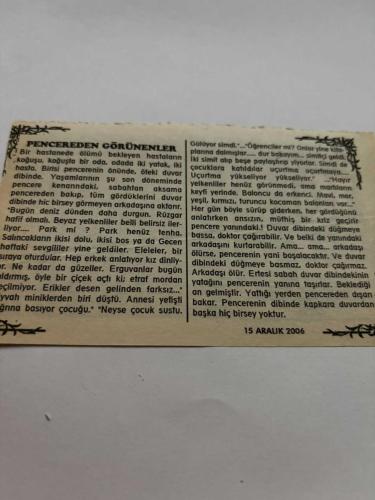 15 Aralık 2006-Orijinal Takvim Yaprağı-Doğum Günü-Söz,Nişan,Nikâh,Düğün ve Önemli Günler Hediyesi-Bizim Anadolu Takvimleri-Ayet,Hadis (Sebe,48)-Sultan II. Selim'in vefatı(1574)-Abdulcebbar,Amine-Pencereden Görünenler