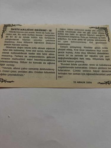 22 Aralık 2006-Orijinal Takvim Yaprağı-Doğum Günü-Söz,Nişan,Nikâh,Düğün ve Önemli Günler Hediyesi-Bizim Anadolu Takvimleri-Ayet,Hadis (Neml,69)-Nikolai Çavuşesku devrildi ve idam edildi(1989)-Abdulhak,Bedia-İhtiyarlığın Değeri-(2)