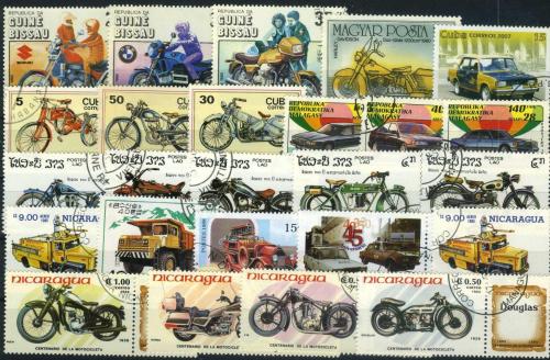 LOT.13 » Koleksiyon Pulları,25 Çeşit Motorsiklet ve Araçlar Damgalı Lot,Kia-120