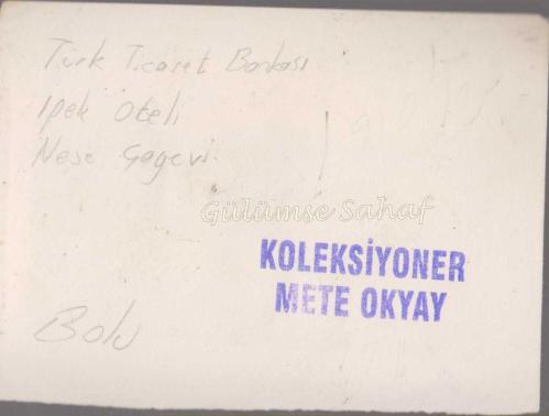 Bolu Meydan / Neşe Çayevi, Demokrat Parti, İpek Oteli, Türk Ticaret Bankası Tabela Detaylı