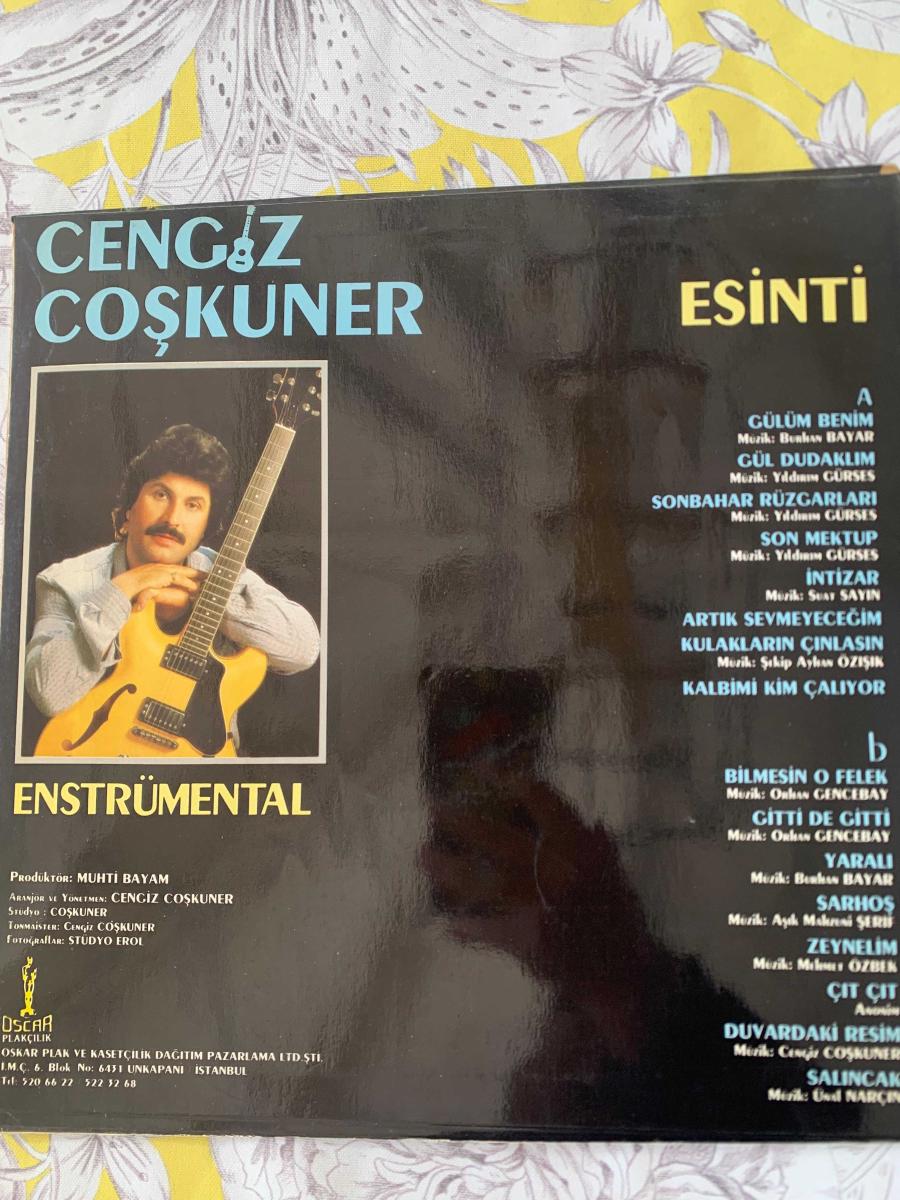 Cengiz Çoşkuner “Esinti” enstrümental LP262 - Efemera - kitantik