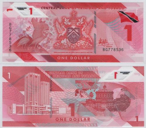 Trinidad & Tobago 2020 Yılı 1 Dolar Polimer ÇİL