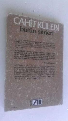 CAHİT KÜLEBİ BÜTÜN ŞİİRLERİ