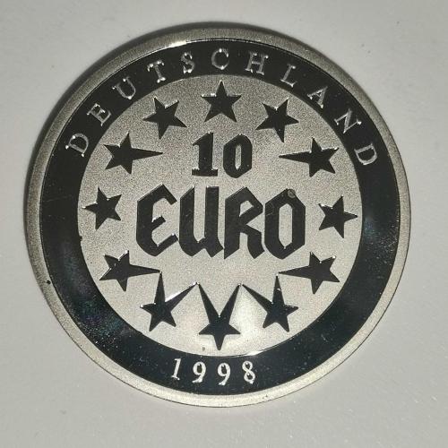 LOT.19 » ALMANYA  1998   10  EURO  HATIRA  AVRUPA  HARİTASI