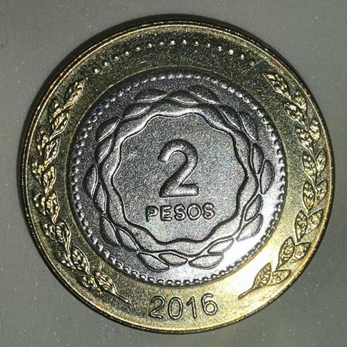 ARJANTİN  2016    2  PESOS