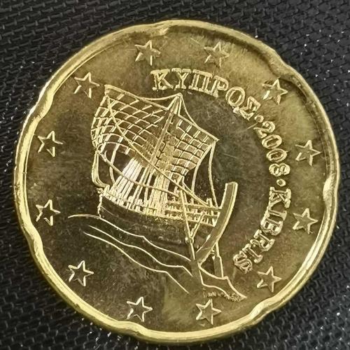 SETTEN ÇIKMA  KIBRIS  2008    20  EURO CENT  ÇİL
