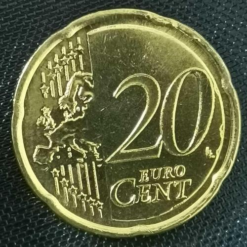 SETTEN ÇIKMA  KIBRIS  2008    20  EURO CENT  ÇİL