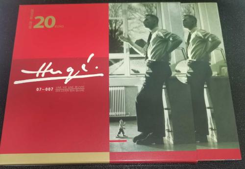 BELÇİKA  2007  20 EURO HERGE  HATIRA  GÜMÜŞ  ÖZEL FOLDER İÇERİSİNDE  ÇİL  22,85 GRAM GÜMÜŞ