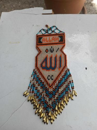 hapishane işi (cezaevi işi) boncuklu araba süsü