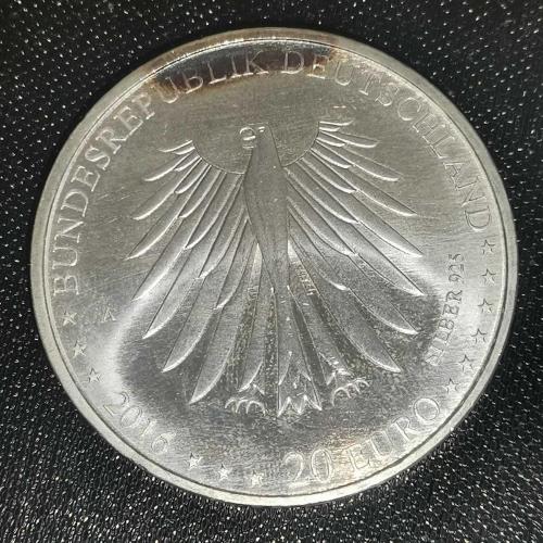 ALMANYA  2016   20 EURO  HATIRA Grimm'in Peri Masalları - Kırmızı Başlıklı Kız   GÜMÜŞ  18,11 GRAM