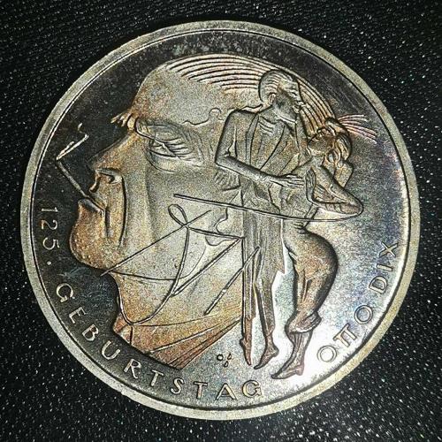 LOT.3 » ALMANYA  2016   20 EURO  HATIRA  125. Yıldönümü - Otto Dix'in Doğumu    GÜMÜŞ  18,11 GRAM