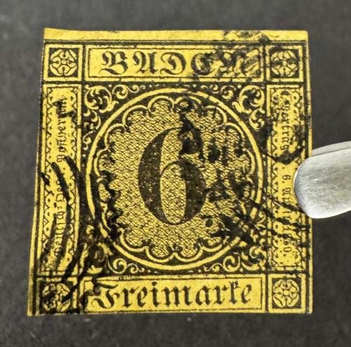 LOT.9 » ALMANYA Baden Scott# 2a 1851