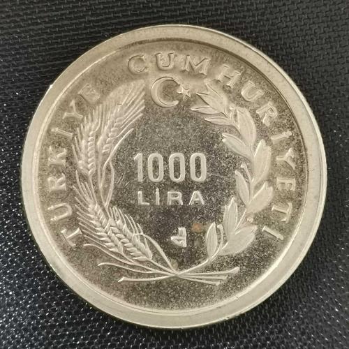 TÜRKİYE  1987   1000  LİRA  HATIRA Dünya konut yılı ve Evsizlere barınma hakkı