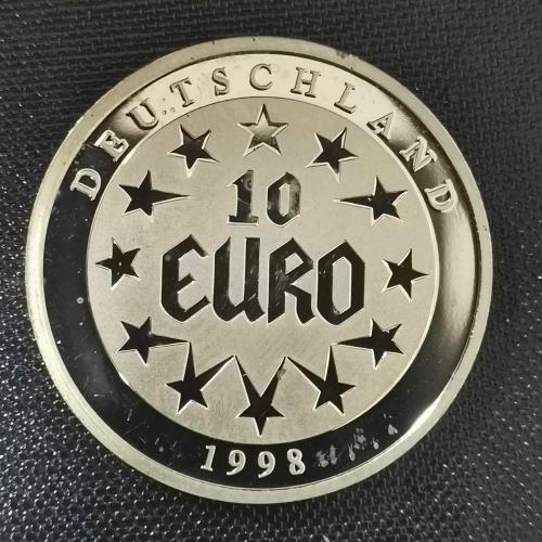 LOT.18 » ALMANYA  1998   10  EURO  HATIRA  AVRUPA  HARİTASI