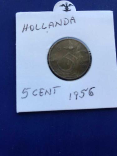 HOLLANDA 5 CENT 1956 (KAPAMALI)