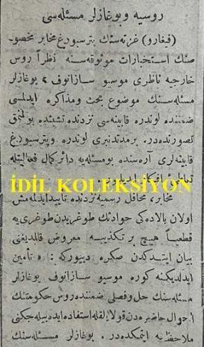 Osmanlıca Alemdar Gazetesi, Orijinal Dönem Basım, (Ottoman Newspaper) - 1 Mart 1913 - Sayı: 300 - Hicri: 22 Rebiülevvel 1331 - Rumi: 16 Şubat 1328 - Milletler Nasıl Büyür? Herşeyde Olduğu Gibi Milletler de Sevaik-i Tekemmülün En Büyüğü Tarihine Merbutiyet ve O Tarihin Büyük Adamlarına Karşı Kıymet-şinaslıktır. Biz Maatteessüf Bu Ulvi Vazifeyi de Hasis Bir Takım Emellere Kurban Ediyoruz - Alemdar'ın Müstahberat-ı Hususiyesi: Sulh Meselesi ve Romanya Mehafil-i Siyasiyesi - Tazminat Talebine Karşı - Tafsilat-ı Harbiye: Edirne Bombardımanı - İşkodra Ahvali - Gelibolu'da Bir Muharebe - Rusya ve Boğazlar Meselesi - Von Der Goltz Paşa'nın Beyanatı - Emval-i Gayr-ı Menkule Kanunu