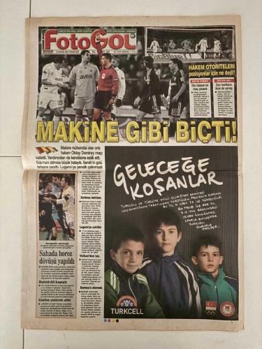 FOTOGOL GAZETESİ - 12 KASIM 2007 PAZARTESİ - GALATASARAYLILAR!. LİDERLİK DAMARLARINIZDA AKAN ASİL KANDA VAR 3-2 - YETER BE HİLMİ OK, AL OKTAYINI MOKTAYINI ÇEKİL GİT! - HİLMİ OK, OKTAY DEMİRAY - ASLAN, GENÇLERBİRLİĞİ'Nİ MEHMET SERKAN VE LİNCOLN İLE ÇİVİLEDİ! - MEHMET TOPAL, SERKAN ÇALIK, CASSIO LINCOLN - MAKİNE GİBİ BİÇTİ! - OKTAY DEMİRAY, METİN TOKAT, ÖZCAN OAL - TAM 9 PUAN: GALATASARAY, BEŞİKTAŞ VE FENERBAHÇE'NİN MAĞLUP OLDUĞU HAFTAYI GALİBİYETLE KAPATTI VE YİNE LİDER OLDU - KOORDİNATÖR FELDKAMP! - KARL HEINZ FELDKAMP - YENİ GOLCÜ SERKAN ÇALIK - SERKAN ÇALIK, ARTHUR ZICO - BALTA'NIN HEYECANI - HAKAN BALTA - AYIP ETTİLER! ERGÜN PENBE: 