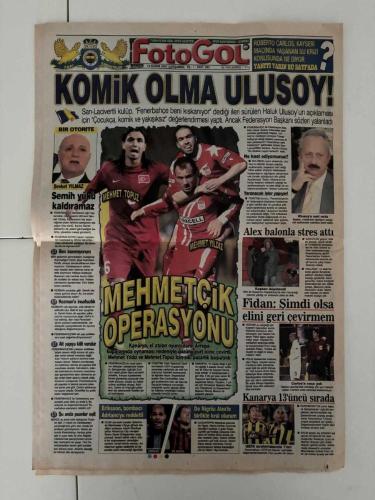 FOTOGOL GAZETESİ - 14 KASIM 2007 ÇARŞAMBA - GALATASARAY'DA OPERASYON - FALKO GÖTZ, MARKO PANTELIC, SERDAR TAŞÇI - KOMİK OLMA ULUSOY! - HALUK ULUSOY, ŞEVKET YILMAZ - BJK İHTİLALİ - YILDIRIM DEMİRÖREN, İHSAN KALKAVAN - HAKEMLE Mİ ALDIK? - ÖZHAN CANAYDIN, AZİZ ÜSTEL - YANGIN VAR! - ADNAN SEZGİN, SONER TOLUNGÜÇ - MEHMETÇİK OPERASYONU - MEHMET TOPUZ, MEHMET YILDIZ - LUGATIMIZDAN YENİLGİ LAFINI ÇIKARIP ATTIK! - FATİH TERİM - ÇOK FORMDAAYIZ - FATİH TERİM, MERİÇ TUNCA - İKİ BOMBA! - FALKO GÖTZ, MARKO PANTELIC - BEŞİKTAŞ GİBİ - SERDAR GÖZÜBOL - AYAKLANDILAR! - GÜVEN KULABAŞ - İBRAHİM KAŞ MUCİZESİ - İBRAHİM KAŞ, SİNAN VARDAR - EDU'NUN FERYADI - EDU DRACENA, MURAT ÖKTEM - ANADOLU İSTİFASI - ZEYYAT KAFKAS, İBRAHİM CEVAHİR - BEŞİKTAŞ AKADEMİSİ - NİHAT ERENCE - TİMSAH'TA DEĞİŞİM - SAMET AYBABA - BEBBE'NİN RÜYASI!! - GUSTAVE BEBBE - HAKAN ŞÜKÜR ARTIK YA GALATASARAY'I YA FETHULLAH HOCAYI TERCİH ETMELİ! - FATİH ALTAYLI, HAKAN ŞÜKÜR