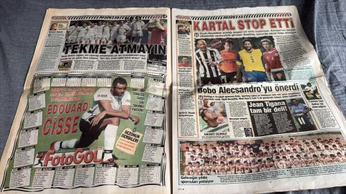 ONİKİNCİ ADAM SPOR GAZETESİ TURKISH NEWSPAPER - DOĞUM GÜNÜ HEDİYESİ  - TAM TAKIM EKSİKSİZ GAZETE -    18 TEMMUZ HAZİRAN 2007 -RONALDO GELMEZ!  - ASLAN'A BAPTISTA YATTI  - SAYİTOĞLU'NA KURŞUN YAĞMURU  - MORIENTES OLUYOR  - BOUMSONG VE EMRE'YE SORUŞTURMA  - ARJANTİNLİ OLSAYDIM 25 MİLYON EUROYDUM  - TEKME ATMAYIN  - KARTAL STOP ETTİ  - YOLSUZLUK DİZ BOYU  - GÖKDENİZ'LE VURACAK  - FENER'İN SULTANI FATİH   ROBERTO CARLOS  - CASSIO LINCOLN  - EDOUARD CISSE  - BAPTISTA  - ADNAN POLAT  - HAŞİM SAYITOĞLU  - FATİH TEKKE  - DEIVID  - NIHAT KAHVECI  - HALIL ALTINTOP  - MORIENTES  - BOUMSONG  - EMRE  - BOBO  - ALECSANDRO  - HASAN  - SERDAR GÜÇLÜ  - ALPASLAN DİKMEN  - MONDRAGON  - JUPP DERWALL  - ADNAN SEZGİN  - ÜMİT  - MÜLLER  - KURANYI  - CİHAN  - CEM AKYÜZ  - TAYFUR  - MUSTAFA BAYAR  - JEAN TIGANA  - NOBRE  - ŞÜKRÜ KARADAĞ