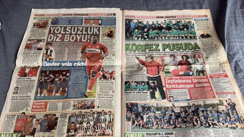 ONİKİNCİ ADAM SPOR GAZETESİ TURKISH NEWSPAPER - DOĞUM GÜNÜ HEDİYESİ  - TAM TAKIM EKSİKSİZ GAZETE -    18 TEMMUZ HAZİRAN 2007 -RONALDO GELMEZ!  - ASLAN'A BAPTISTA YATTI  - SAYİTOĞLU'NA KURŞUN YAĞMURU  - MORIENTES OLUYOR  - BOUMSONG VE EMRE'YE SORUŞTURMA  - ARJANTİNLİ OLSAYDIM 25 MİLYON EUROYDUM  - TEKME ATMAYIN  - KARTAL STOP ETTİ  - YOLSUZLUK DİZ BOYU  - GÖKDENİZ'LE VURACAK  - FENER'İN SULTANI FATİH   ROBERTO CARLOS  - CASSIO LINCOLN  - EDOUARD CISSE  - BAPTISTA  - ADNAN POLAT  - HAŞİM SAYITOĞLU  - FATİH TEKKE  - DEIVID  - NIHAT KAHVECI  - HALIL ALTINTOP  - MORIENTES  - BOUMSONG  - EMRE  - BOBO  - ALECSANDRO  - HASAN  - SERDAR GÜÇLÜ  - ALPASLAN DİKMEN  - MONDRAGON  - JUPP DERWALL  - ADNAN SEZGİN  - ÜMİT  - MÜLLER  - KURANYI  - CİHAN  - CEM AKYÜZ  - TAYFUR  - MUSTAFA BAYAR  - JEAN TIGANA  - NOBRE  - ŞÜKRÜ KARADAĞ