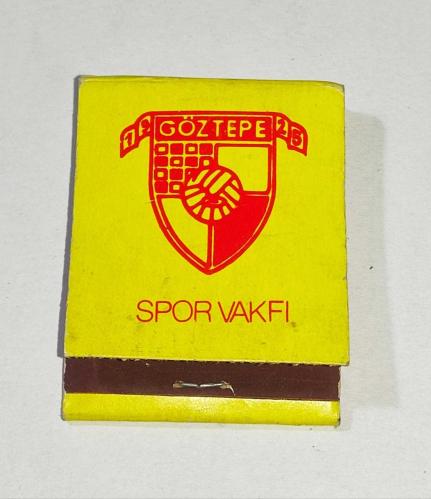 20555-KOLEKSİYONLUK ÇOK NADİR GÖZTEPE SPOR VAKFI/GIRGIR 600 REKLAMLI KİBRİT KUTUSU**DOLUDUR**