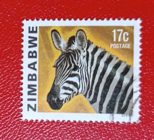 Zimbabwe _ damgalı pul