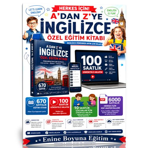 Başlangıçtan İleri Seviyeye Kapsamlı İngilizce Eğitim Seti!